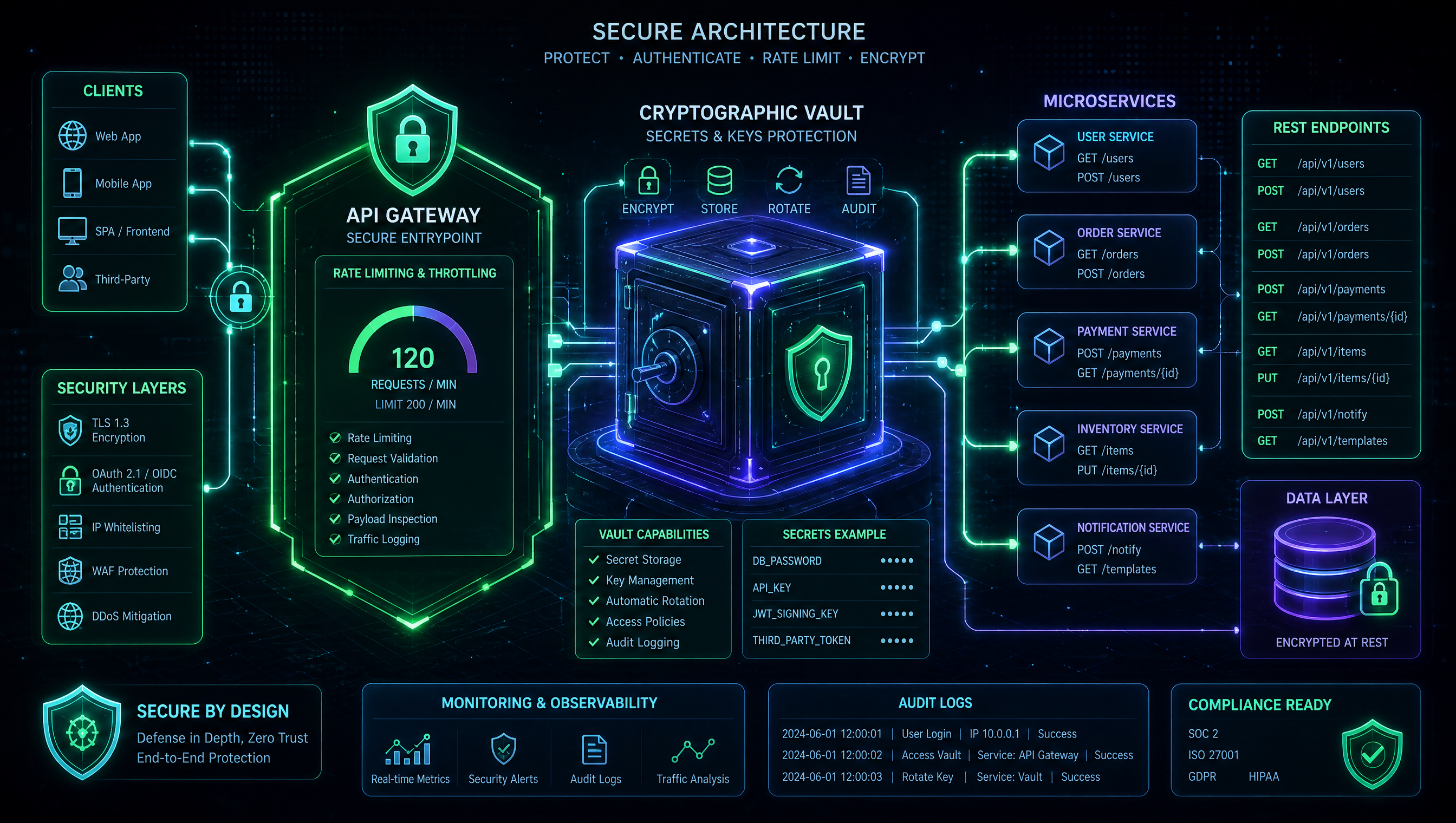 Defending Web APIs Against the OWASP Top 10: Secret Vaulting, Token Exhaustion, and Broken Access Control